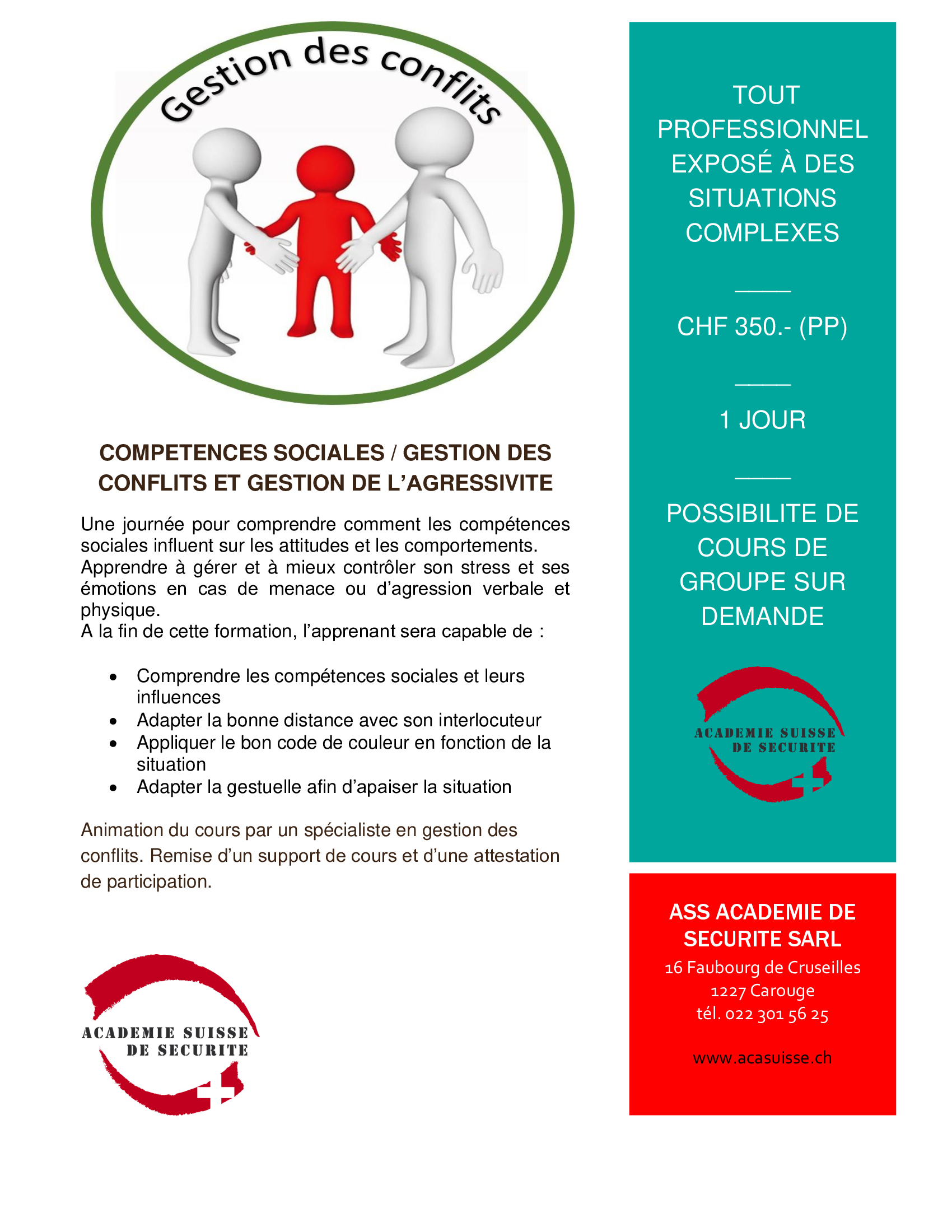 Compétences sociales gestion des conflits Compétences sociales gestion des conflits