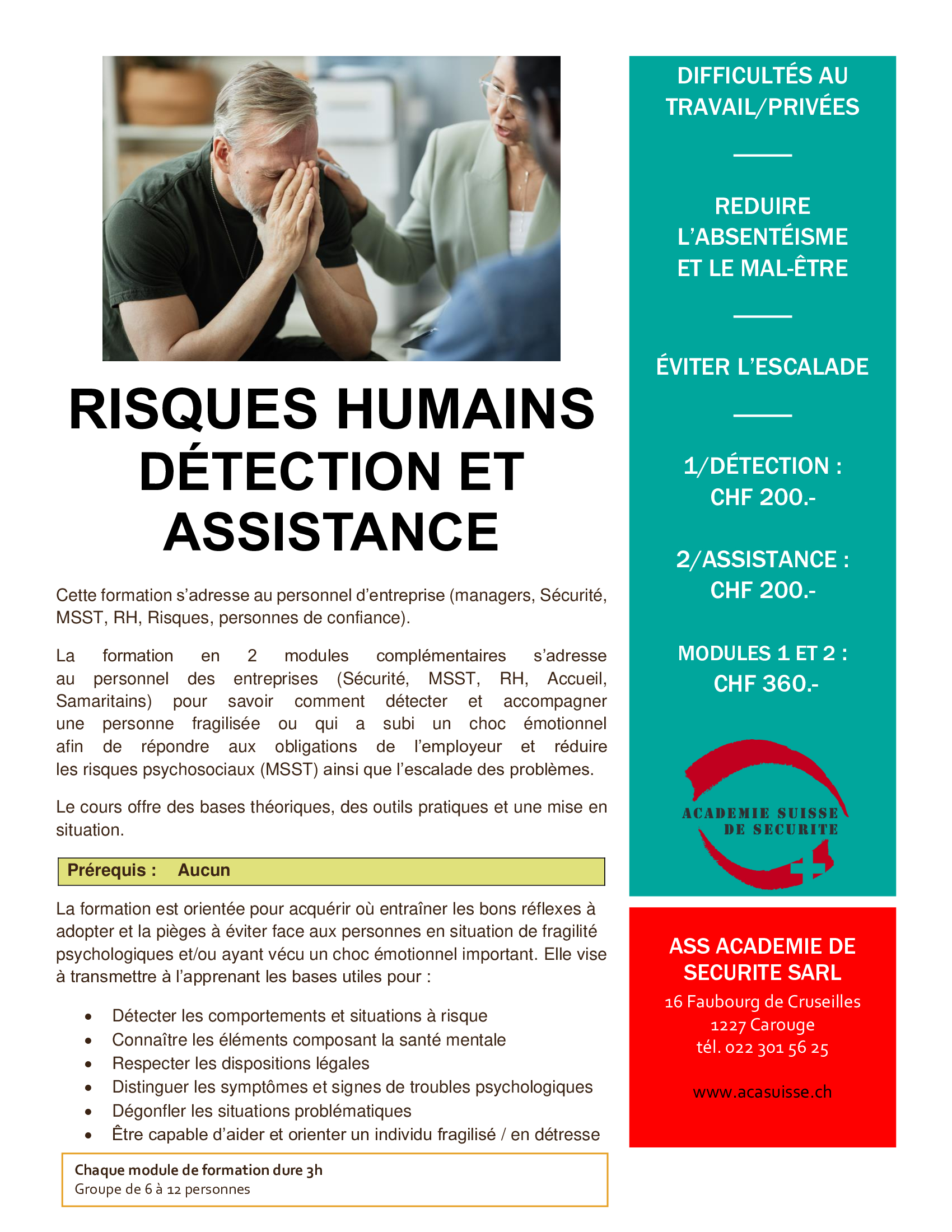 3. Risques humains 3. Risques humains