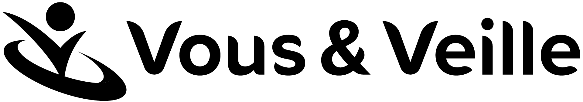 vous et veille logo version noire
